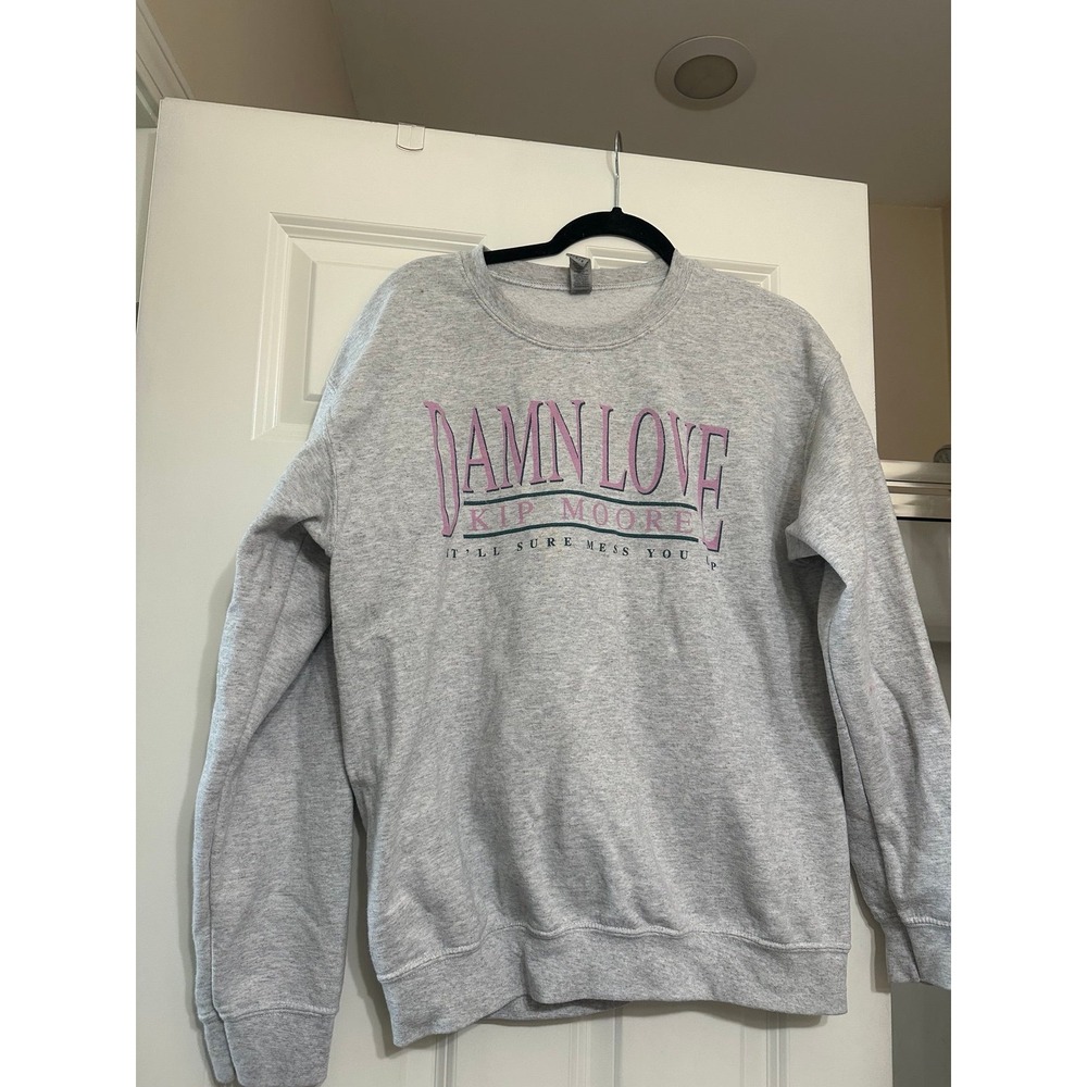Kip Moore Love crewneck sweatshirt in grey